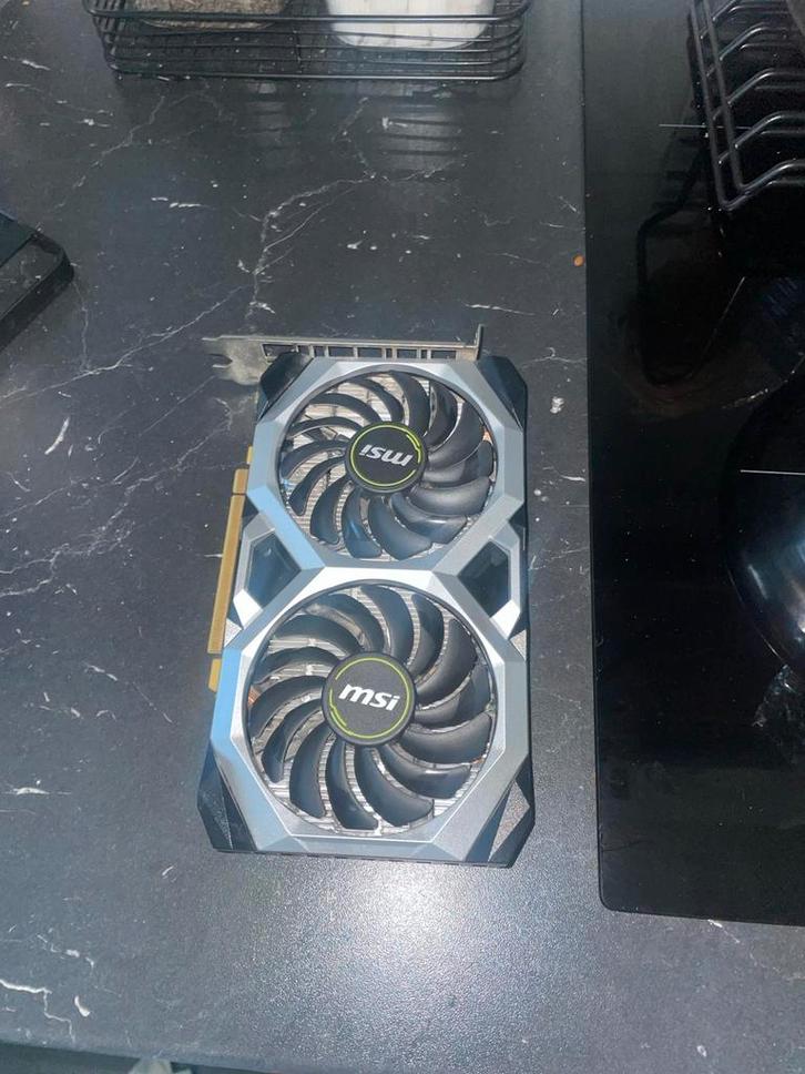 1660 GTX Geforce MSI video kaart, Computers en Software, Videokaarten, Zo goed als nieuw, PCI-Express 3.0, GDDR5, DVI, Ophalen