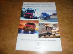 brochure Mercedes bedrijfswagens modellen 2000, Boeken, Auto's | Folders en Tijdschriften, Nieuw, Overige merken, Ophalen of Verzenden