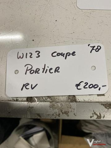 Mercedes W123 coupe 1978 Portier Rechtsvoor beschikbaar voor biedingen