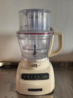 KitchenAid Foodprocessor 3.1L in amandelwit, 3 tot 4 liter, Ophalen of Verzenden, Zo goed als nieuw, 3 snelheden of meer