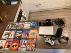 Playstation 2 Slim Zilver + Spellen, Spelcomputers en Games, Spelcomputers | Sony PlayStation 1, Ophalen of Verzenden, Gebruikt