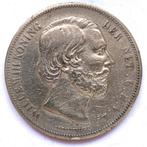 Nederland 2-1/2 gulden 1865 Willem III rijksdaalder zilver, Ophalen of Verzenden, Koning Willem III, Zilver
