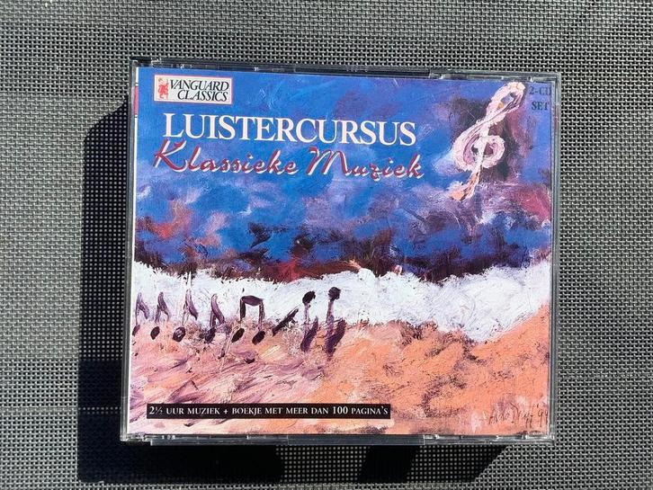 Luistercursus Klassieke Muziek - incl. boekje met uitleg, Cd's en Dvd's, Cd's | Klassiek, Zo goed als nieuw, Met libretto, Ophalen