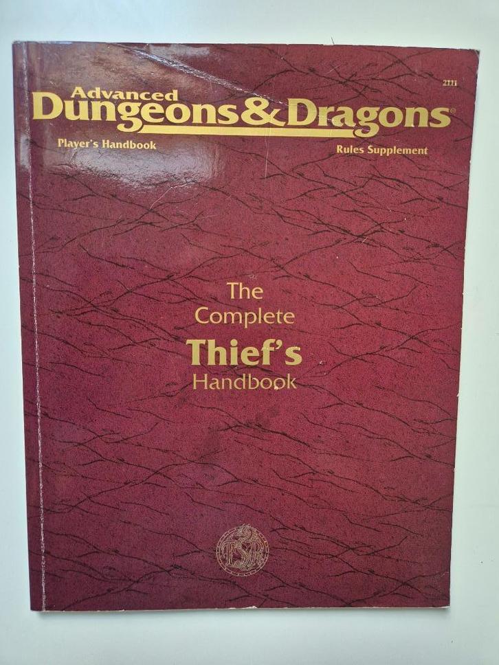 AD&D 2e editie – The Complete Thief’s Handbook – TSR, Hobby en Vrije tijd, Wargaming, Zo goed als nieuw, Historisch, Boek of Catalogus