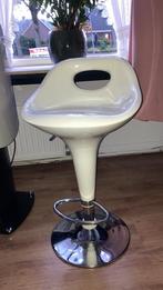 Statafel met 4 verstelbare barkrukken vintage retro, 2 krukken, Ophalen, 60 tot 90 cm