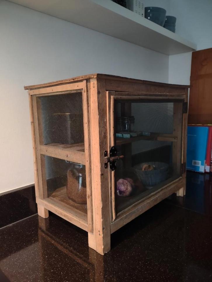 Oud Frans vliegenkastje / kaaskastje, Antiek en Kunst, Curiosa en Brocante, Ophalen of Verzenden