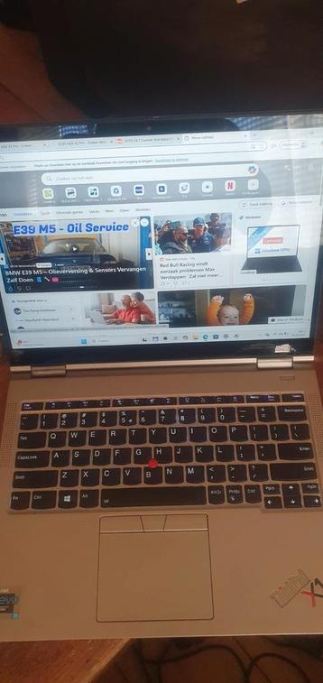 Lenovo i7-1160G7 Thinkpad X1 Titanium Gen1 , scherm schade ! beschikbaar voor biedingen