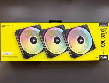 2x Corsair iCUE Link QX120 RGB starter kit beschikbaar voor biedingen