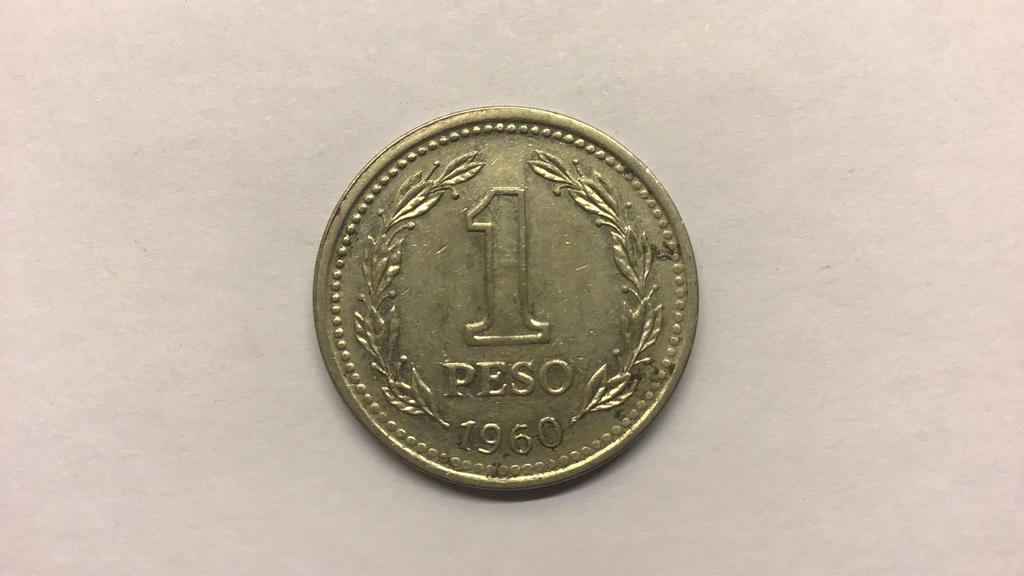 Argentinie 1 peso 1960., Ophalen of Verzenden, Zuid-Amerika