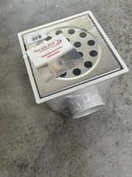 Nieuw Berg van den Abs emmerput 20x20cm met zij uitlaat rvs, Ophalen of Verzenden, Nieuw, Rvs, Douche