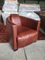 Nieuwe Aviator fauteuil cognac leer + GRATIS BEZORGING