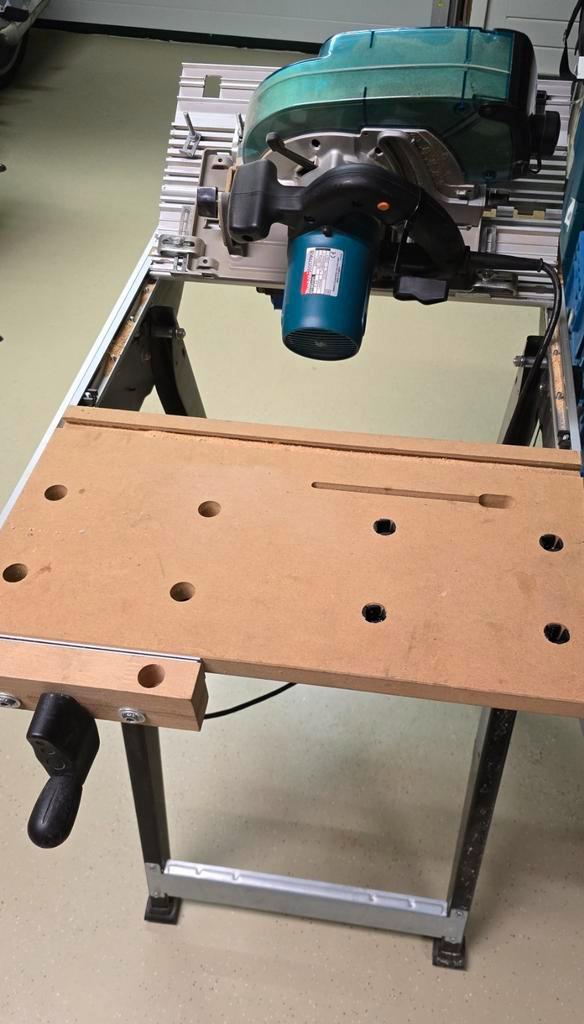 Wolfcraft Master Cut 1500 en Makita 5017RKB cirkelzaag, Doe-het-zelf en Verbouw, Gereedschap | Zaagmachines, Zo goed als nieuw