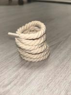 Beige Chunky Rope Shoelaces 140cm - Dikke Touw Schoenveters, Ophalen of Verzenden, Nieuw, Overige kleuren