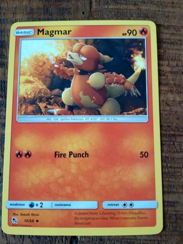 Magmar hidden fates serie beschikbaar voor biedingen