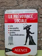 Origineel Emaillebord La Prévoyance sociale, Antiek en Kunst, Antiek | Emaille, Ophalen of Verzenden