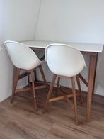 Hoge IKEA (bar)tafel met 2 hoge stoelen, Ophalen, Gebruikt