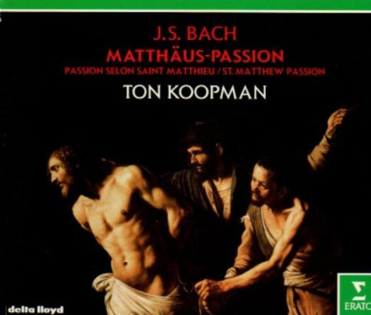 3CD Bach: Matthäus Passion / Koopman (Erato), Cd's en Dvd's, Cd's | Klassiek, Gebruikt, Vocaal, Barok, Met libretto, Boxset, Ophalen of Verzenden