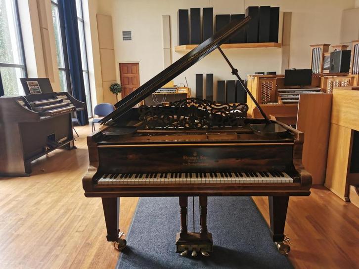 Steinway vleugel Grand model B van 2,11m Palissander, Muziek en Instrumenten, Piano's, Gebruikt, Vleugel, Bruin, Ophalen