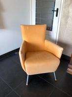 Label Gerard van den Berg Cheo fauteuil, Huis en Inrichting, Fauteuils, Ophalen, Gebruikt, 75 tot 100 cm, Leer
