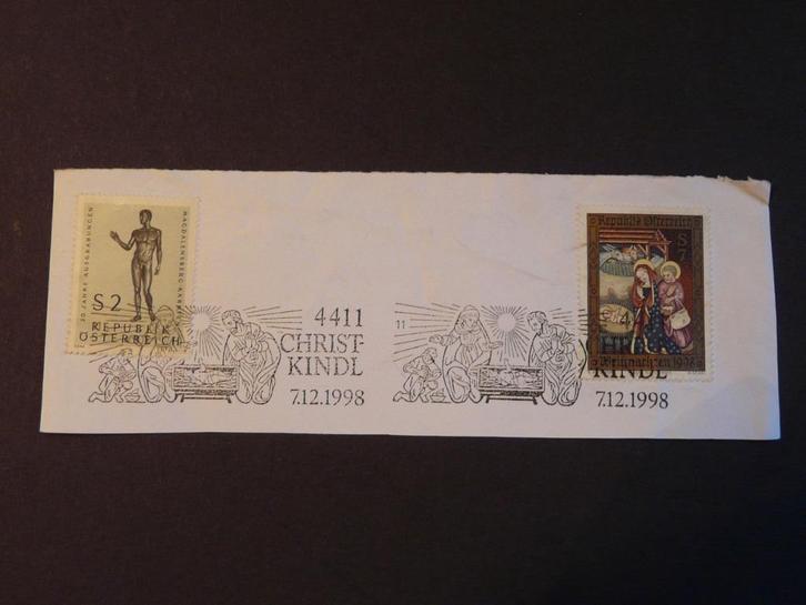 Oostenrijk 1998, speciaal vanwege stempel kerst., Postzegels en Munten, Postzegels | Europa | Oostenrijk, Gestempeld, Ophalen of Verzenden