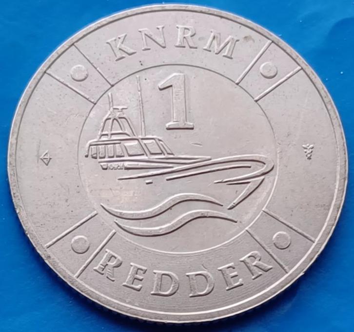 1 Redder 1999 - Koninklijke Redding Maatschappij Nederland, Postzegels en Munten, Penningen en Medailles, Overige materialen, Nederland