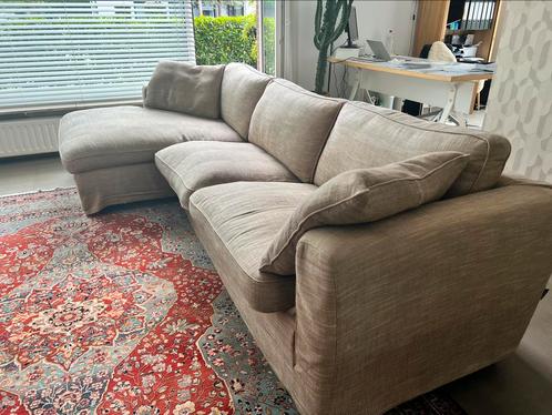 Linteloo bank longchair, Huis en Inrichting, Banken | Complete zithoeken, Gebruikt, Stof, Ophalen