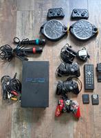 Playstation2 verzameling-controllers,games,camera,microfoons, Spelcomputers en Games, Spelcomputers | Sony PlayStation 2, Met 2 controllers