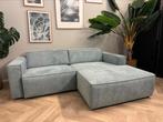 Hippe Lichtgrijze Hoekbank | Premium stof (GRATIS BEZORGD), Bank Bankstel Sofa Zithoek Lounge Longchair Ottomane Zit Zetel, 150 cm of meer