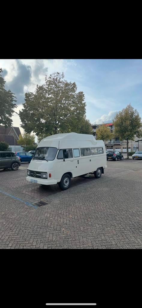 Mooie Mercedes L207 Oldtimer Camper - APK & Belastingvrij!, Caravans en Kamperen, Campers, Particulier, tot en met 2, Buscamper of Camperbus