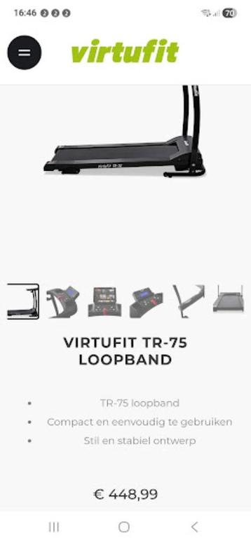 VirtuFit TR-75 wandel en jogging loopband beschikbaar voor biedingen