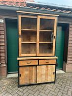 Vitrine/buffetkast Rijssen, Ophalen, Overige materialen, 100 tot 150 cm, 200 cm of meer