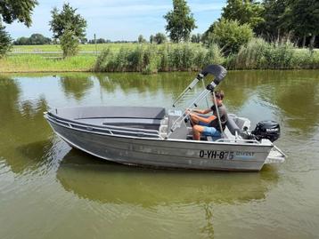 Qwest 450 R aluminium tender met 15pk Suzuki beschikbaar voor biedingen