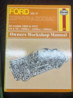 Werkplaatshandboek Ford Zephyr & Zodiac (1966-1972), Ophalen of Verzenden, Gelezen, Ford