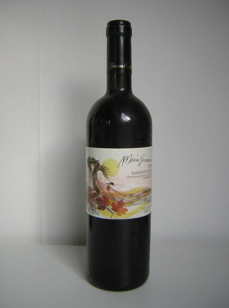 wijn vintage 2000 Barbera D' Alba Fratelli Giacosa, Nieuw, Ophalen of Verzenden, Vol, Overige typen
