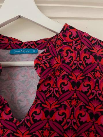 Lien & Giel Blouse XL Rood/Roze; zgan beschikbaar voor biedingen