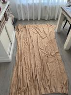 Beige gordijnen met patroon 232cm(lengte)-  88cm(breedte), Huis en Inrichting, Ophalen, 200 cm of meer, Beige, 50 tot 100 cm