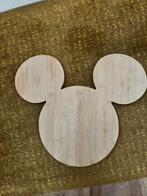 Mickey Mouse Houten Plank, Gebruikt, Schaal, Ophalen of Verzenden, Overige vormen
