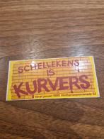 1669 Schellekens is Kurvers sticker, Ophalen of Verzenden, Gebruikt, Overige typen