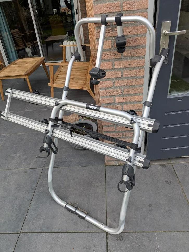 Fietsendrager voor camper Thule Elite Van XT, Auto diversen, Fietsendragers, Zo goed als nieuw, Achterklepdrager, 2 fietsen, Ophalen