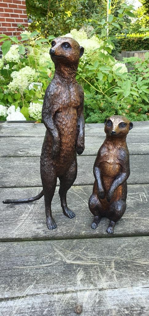 STOKSTAART / 2 STUKS/ STAAN EN ZITTEND MODEL / SETPRIJS, Verzamelen, Dierenverzamelingen, Nieuw, Beeldje of Figuurtje, Ophalen of Verzenden