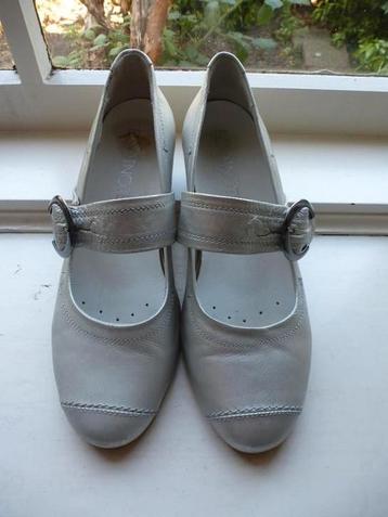 Schoenen pumps hakken Footnotes ~ maat 37 zilverkleurig leer beschikbaar voor biedingen