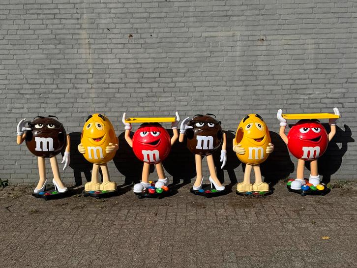 M&M's Figuren - beelden - reclame display, Verzamelen, Merken en Reclamevoorwerpen, Gebruikt, Gebruiksvoorwerp, Ophalen