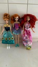 Barbie Disney poppen 3 stuks, Ophalen of Verzenden, Zo goed als nieuw, Barbie