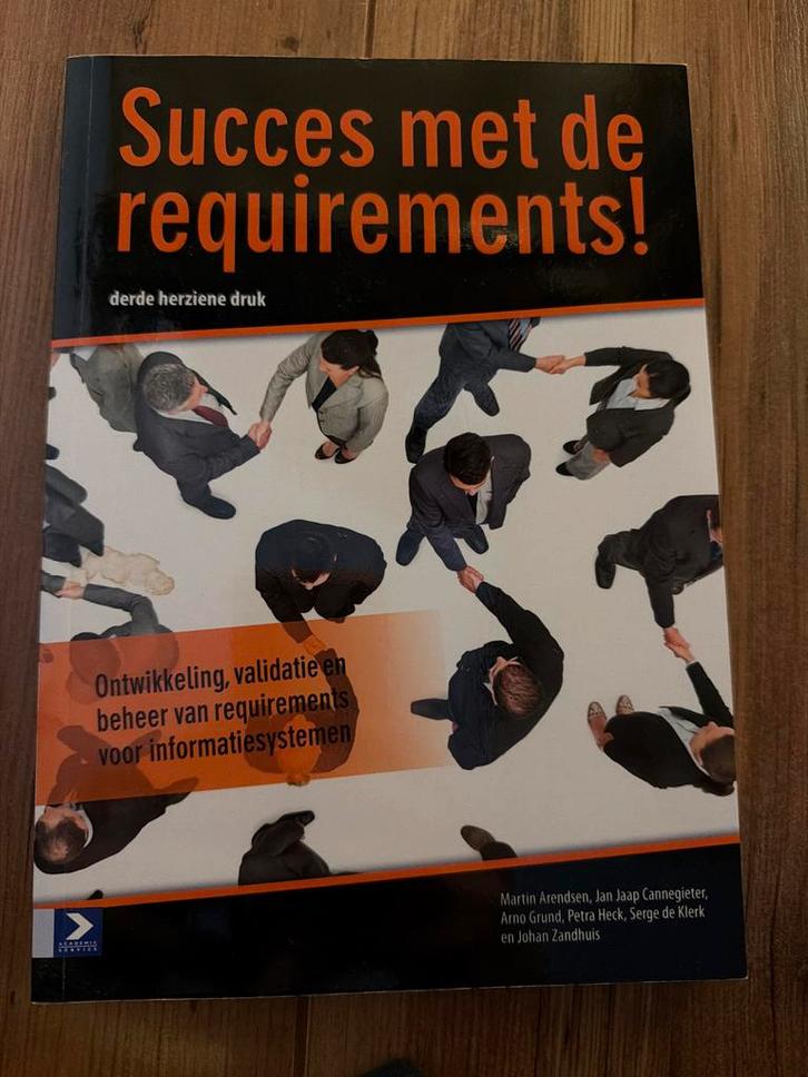 Succes met de requirements!, Boeken, Informatica en Computer, Gelezen, Software, Ophalen of Verzenden