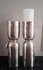 Set raw alu kaarsenstandaards kandelaren van Light & Living, Ophalen, Nieuw, X, X