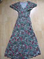 Lange maxi midi jurk bloemen print maat 38 M camaieu H&M, Kleding | Dames, Jurken, Groen, Maat 38/40 (M), Ophalen of Verzenden