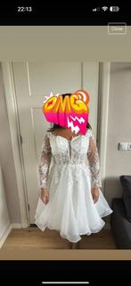 New midi wedding dress, Kleding | Dames, Trouwkleding en Trouwaccessoires, Nieuw, Ophalen of Verzenden, Wit, Trouwjurk