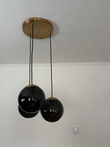 Qazqa hanglamp met glazen bollen beschikbaar voor biedingen