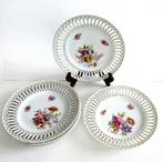 Antieke set - vijf dessertborden Fraureuth Germany uit 20, Ophalen of Verzenden