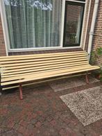 Lange vintage tuinbank, Ophalen of Verzenden, Gebruikt, Hout
